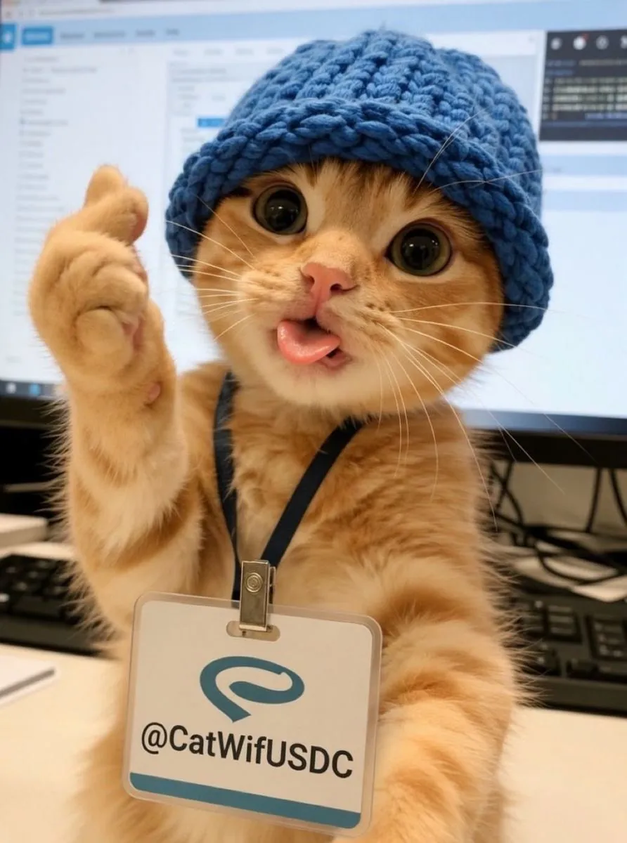 catwifhat meme — cat wif lanyard