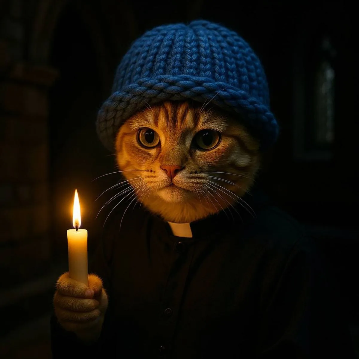 catwifhat meme — chaplan cat