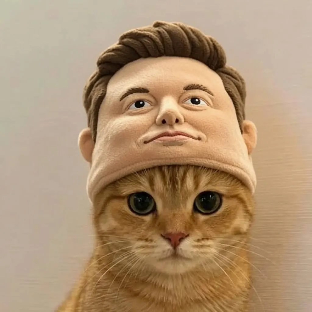 catwifhat meme — elon hat cat