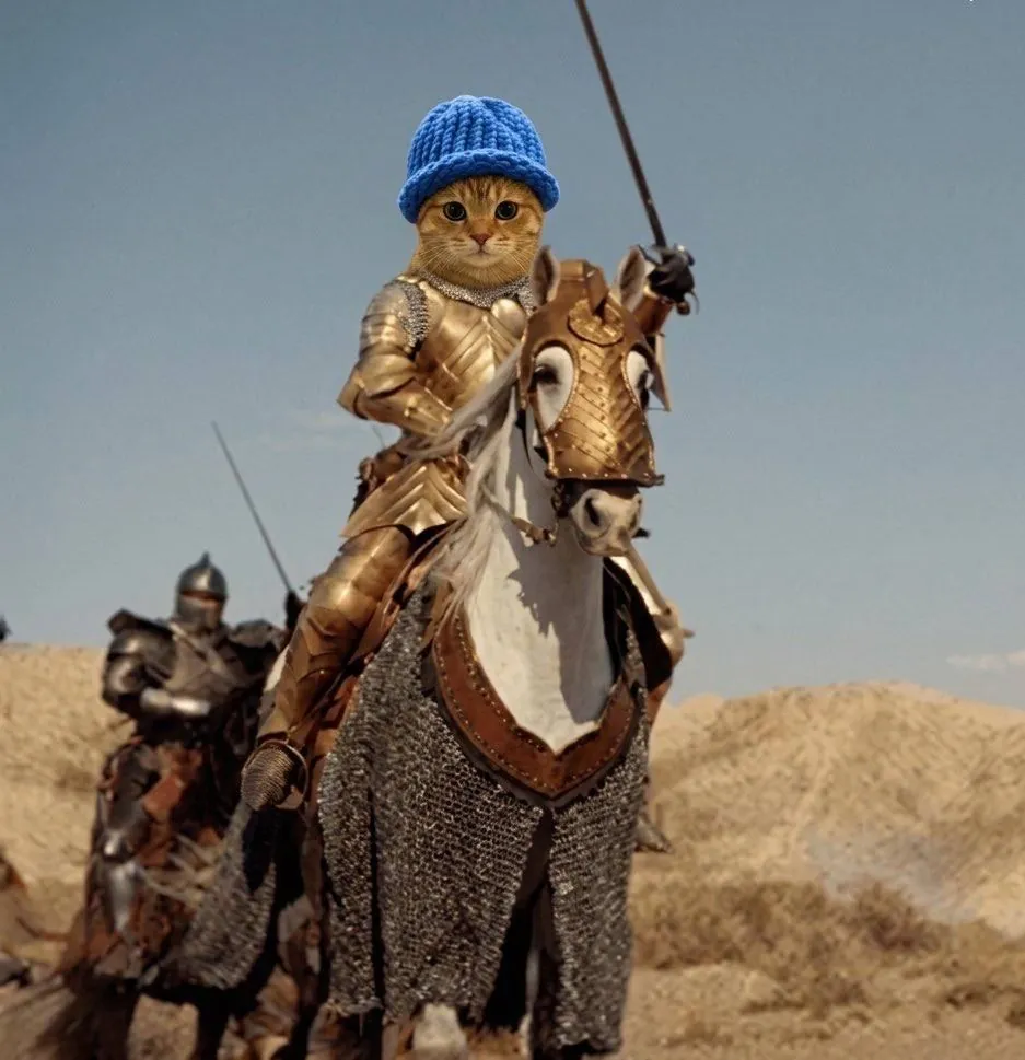 catwifhat meme — gladiator cat
