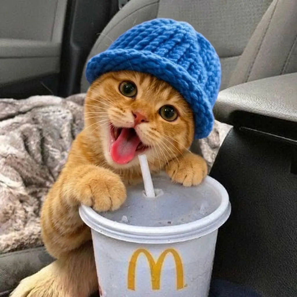 catwifhat meme — mcd cat